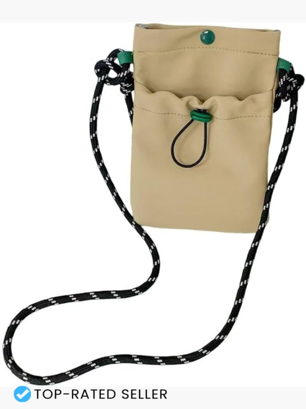 Lightweight Nylon Crossbody Bag Minimalist Everyday Purse Adjustable Strap